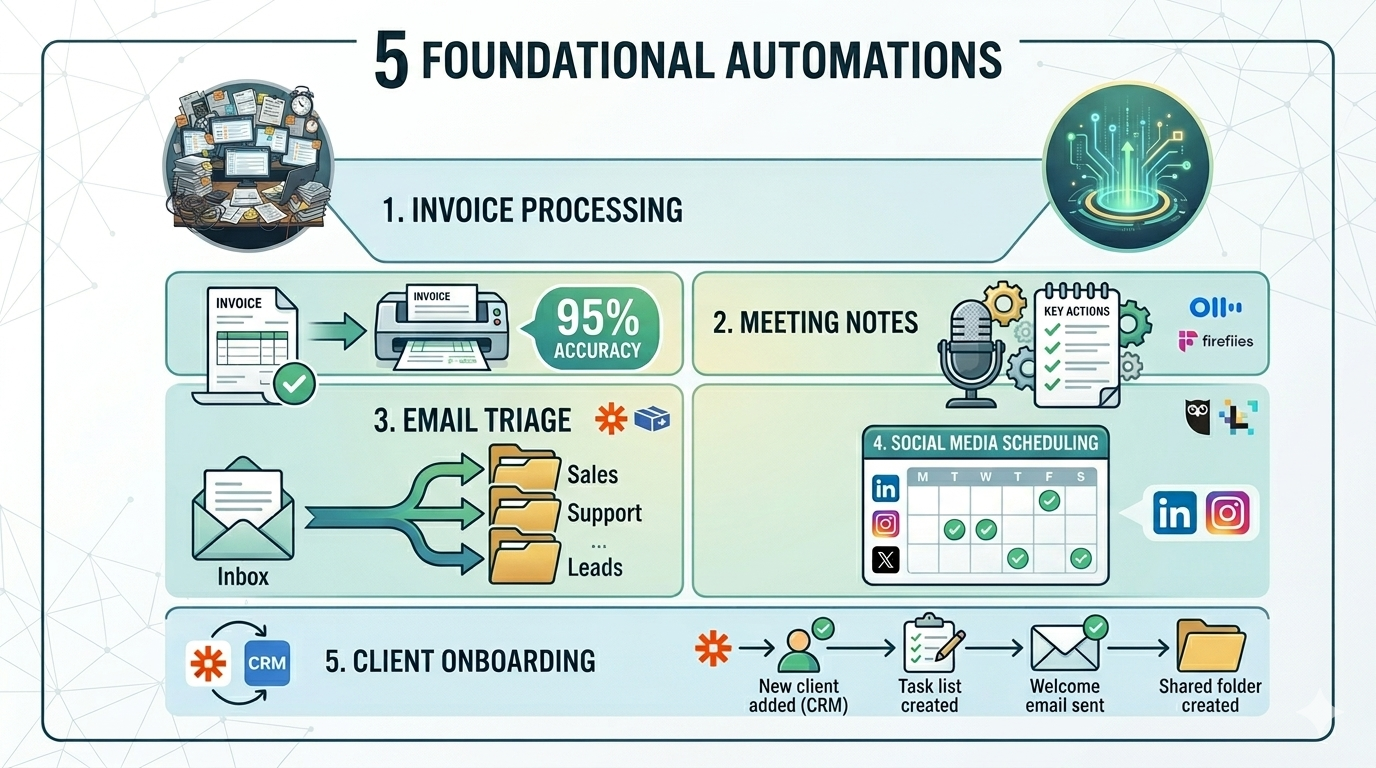 5 Processes Every Business Should Automate Before Hiring an AI Team